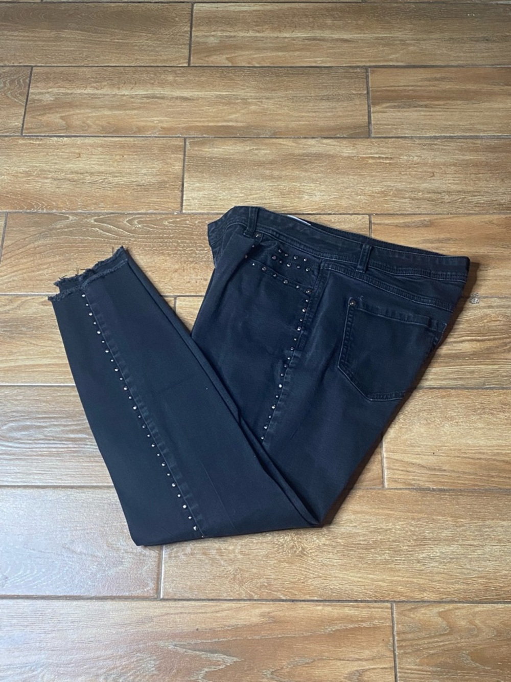 INC International Concepts Size 14 Black Skinny Leg Jeans